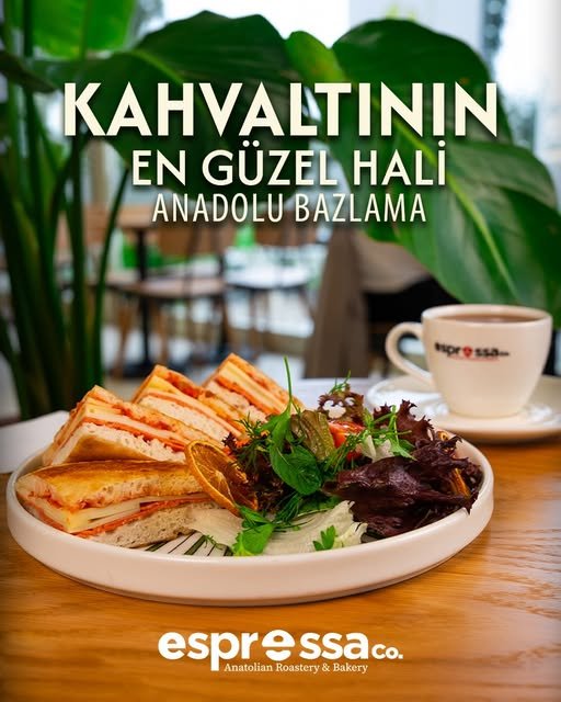 Espressa Anadolu Bazlama tabağı
